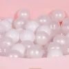 MeowBaby Large Round 35 Inch Round By 11.5 Inch Tall Baby Toddler Foam Ball Pit W/ 200 Full Foam Balls And Zippered Covered, Light Pink, White, Pearl -Happy Kids Shop GUEST 001601d5 9a4a 4a5e 9a0b edf5414096f7