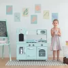 Mint Wooden Toy Kitchen With Fridge Freezer And Oven By Teamson Kids TD-11414M -Happy Kids Shop GUEST 01385118 8fd4 46f5 b895 b2b058188267