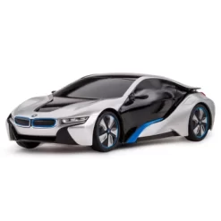Link Ready! Set! Go! 1:24 RC BMW I8 Concept Remote Control Futuristic Sports Car - White
