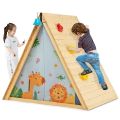 Costway Climbing Triangle With Tent Triangle Climber Crawling Toys For Kids & Baby -Happy Kids Shop GUEST 0719d82f 0478 482d 8f77 f26ac0c29bc5