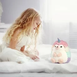 FAO Schwarz Glow Brights Toy Plush LED With Sound Hedgicorn 15" Stuffed Animal