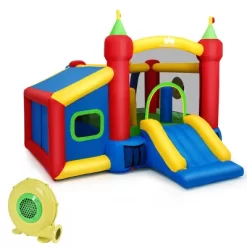 Costway 6-in-1 Inflatable Bounce House Bouncy Castle Blow Up Toddler Bouncy House For Kids Indoor Outdoor W/480 Blower 12 Costway 6-in-1 Inflatable Bounce House Bouncy Castle Blow Up Toddler Bouncy House For Kids Indoor Outdoor W/480 Blower -Happy Kids Shop GUEST 10fc8dae 33a6 44ba a631 be81ca8eac0c