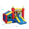 Costway 6-in-1 Inflatable Bounce House Bouncy Castle Blow Up Toddler Bouncy House For Kids Indoor Outdoor W/480 Blower