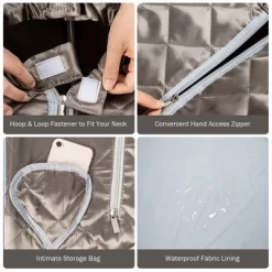 Costway 9-gear Adjustable Temperature Portable Steam Sauna W/ Herbal Box Gray -Happy Kids Shop GUEST 1ff134ec 682e 4a2a b0d3 85f45b215f54