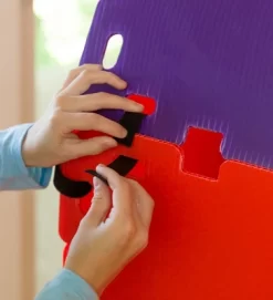 HearthSong 16-Panel Colorblock Fantasy Forts Indoor/Outdoor Building Kit With Lightweight Corrugated Plastic Panels -Happy Kids Shop GUEST 2855bc53 58b4 415a a520 56cb9332193b