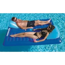 Solstice By Swimline Face To Face Conversation Pool Lake Lounger Float With Double Cushion Pillows, Cup Holders, And Center Cooler For Kids And Adults -Happy Kids Shop GUEST 31c6229f 40aa 4368 b248 52bca836c10b