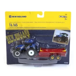 ERTL 1/64 New Holland T6.165 With V-Tank Manure Spreader 13951