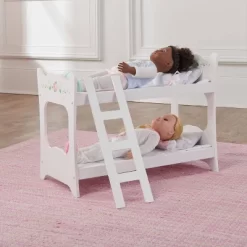 Badger Basket White Rose 18" Doll Bunk Bed -Happy Kids Shop GUEST 3a5248d3 3374 44f6 93c0 0be0ffde71b2