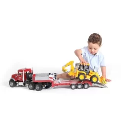 Bruder MACK Granite Flatbed Truck With JCB Loader Backhoe -Happy Kids Shop GUEST 45dd9da5 460c 4384 8b03 263fafe64cef