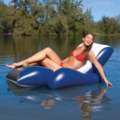 Intex Floating Lounge Pool Recliner Lounger With Cup Holders | 58868EP