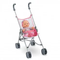 Corolle Umbrella Doll Stroller - Pink - Inspired By Stroller For Real Babies