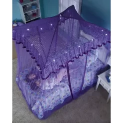 HearthSong Sparkling Lights Light-Up Bed Canopy For Twin, Full, Or Queen Beds -Happy Kids Shop GUEST 645ab20b 215f 468c 8689 5294c5efd9ef