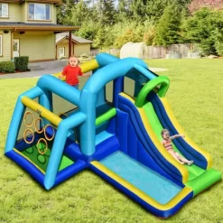 Costway Inflatable Bouncer Climbing Bounce House Kids Slide Park Ball Pit Without Blower -Happy Kids Shop GUEST 72c936e1 7ab8 46ae bf4c c712dbc0eb63