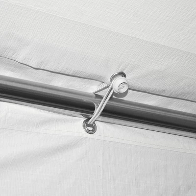 Outsunny 23' X 39' Party Tent & Carport With Removable Sidewalls And Windows, White Tents For Parties, Wedding And Outdoor Events 7 Outsunny 23' X 39' Party Tent & Carport With Removable Sidewalls And Windows, White Tents For Parties, Wedding And Outdoor Events - Image 5