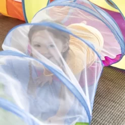 HearthSong 4-Piece Pop-Up Rainbow Play Tents (2) And Tunnels (2) With Mesh Tops For Indoor And Outdoor Play -Happy Kids Shop GUEST 87cd7cd8 89e3 4740 a3dd 225804e03d49