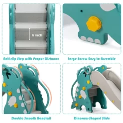 Costway 4 In 1 Kids Climber Slide Play Set W/Basketball Hoop & Toss Toy Indoor & Outdoor -Happy Kids Shop GUEST 8c1d56ba 8a91 46c6 b62c f7b41c1b09ed