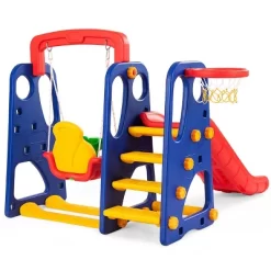 Costway 3 In 1 Junior Children Climber Slide Swing Seat Basketball Hoop Playset -Happy Kids Shop GUEST 90b93533 16f4 43ba b227 a1e5d9e4d26a