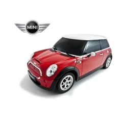 Link Ready! Set! Go!1:14 RC Mini Cooper Toy Car, Realistic Remote Control Car Model - Red