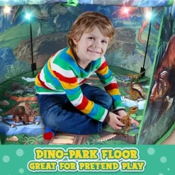 Toy To Enjoy Dinosaur Pop-Up Play Tent With Remote Controlled Lights, Dinosaur Roar Sound Button, And 6 Dinosaur Figure Toys For Boys And Girls -Happy Kids Shop GUEST 96cfe712 3349 4900 80c6 1d4c1dff4c86