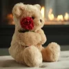 Bearington Collection Remington Stuffed Animal Teddy Bear Holding A Rose, 9.5" -Happy Kids Shop GUEST 9dd6e7cd ea8f 48bf b685 7954b33ebdfd
