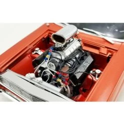 Blown 427 SOHC Engine And Transmission Replica From "1967 Ford Fairlane SOHC Street Machine" 1/18 Scale Model By GMP