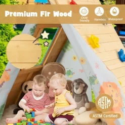 Costway Climbing Triangle With Tent Triangle Climber Crawling Toys For Kids & Baby -Happy Kids Shop GUEST aa7b2036 a66d 4fc4 b7e0 effaff4584d7