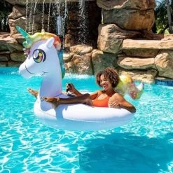 PoolCandy Tube Runner Special Edition Motorized Unicorn Pool Float Ultra Durable Fun In The Sun For Hours Great For Pools, Lakes, And More -Happy Kids Shop GUEST bbf51f59 6d99 47b5 9e30 6d7e75aad419