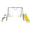 XDP Recreation The Titan Outdoor Backyard Toddler Playground Swing Set With Slide, 2 Swings, See-Saw, And Trapeze For Kids Ages 3 To 8 Years -Happy Kids Shop GUEST c75189aa 4356 4816 bed5 8a452b3154a0