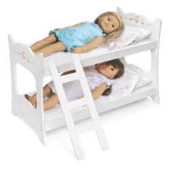 Badger Basket White Rose 18" Doll Bunk Bed -Happy Kids Shop GUEST cee9e6ff 9e40 406a 9cb7 a8e0a8afdc6c