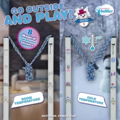 South Beach Bubbles WOWmazing Winter Giant Bubble Kit | Wand + 2 Packets Bubble Concentrate + 8 Stickers -Happy Kids Shop GUEST dede77e1 e243 45ff 8b77 de635552e92b