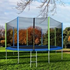 Kids Trampoline With Safety Fence Netting, Ladder And Wind Stakes - ModernLuxe -Happy Kids Shop GUEST e1e5d3a6 d1c8 49b2 997d fd2e555bb44c
