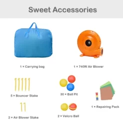 Costway Inflatable Jungle Bounce House Kids Dual Slide Jumping Castle Bouncer -Happy Kids Shop GUEST eace079a 9cf0 4822 a503 c18016142c15