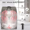 Costway 9-gear Adjustable Temperature Portable Steam Sauna W/ Herbal Box Gray -Happy Kids Shop GUEST fbafa2da a199 4184 ac9e 01b24847c356